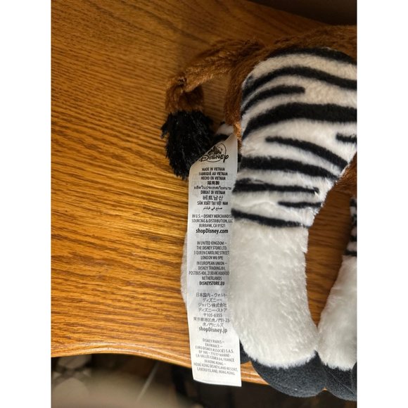 Disney store Official Okapi Plush Exotic Zebra Striped Legs 12" realistic - Picture 2 of 3